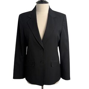 Anne Klein Women's Classic Notched Lapels, Two Button Front Closure Blazer